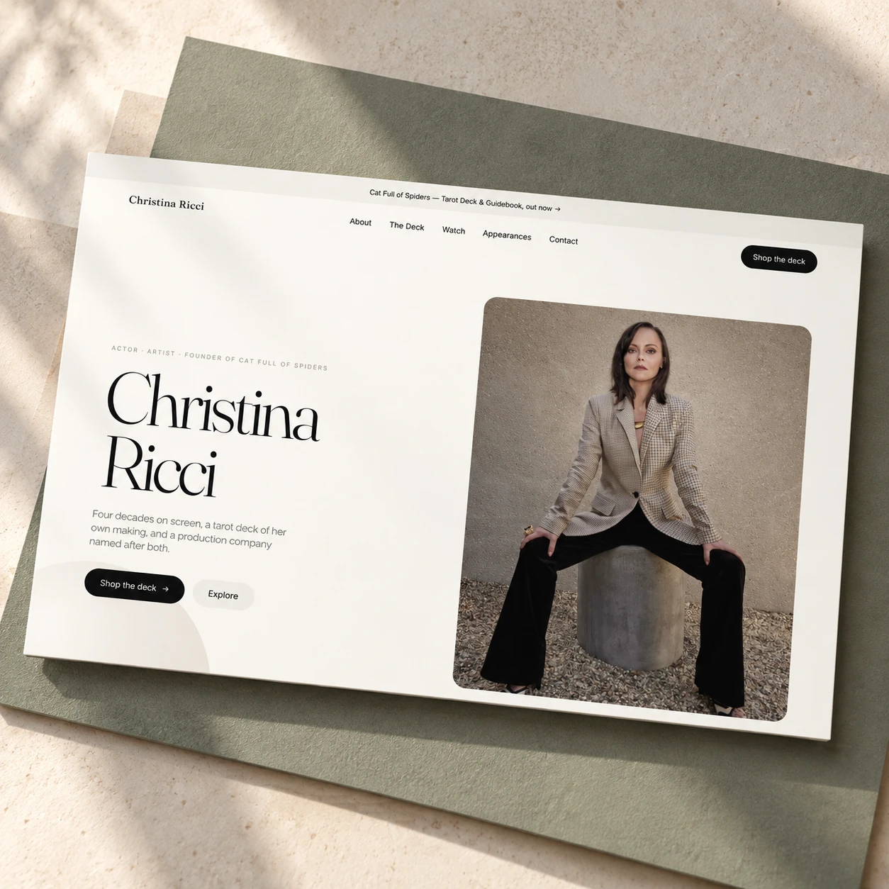 Christina Ricci project preview