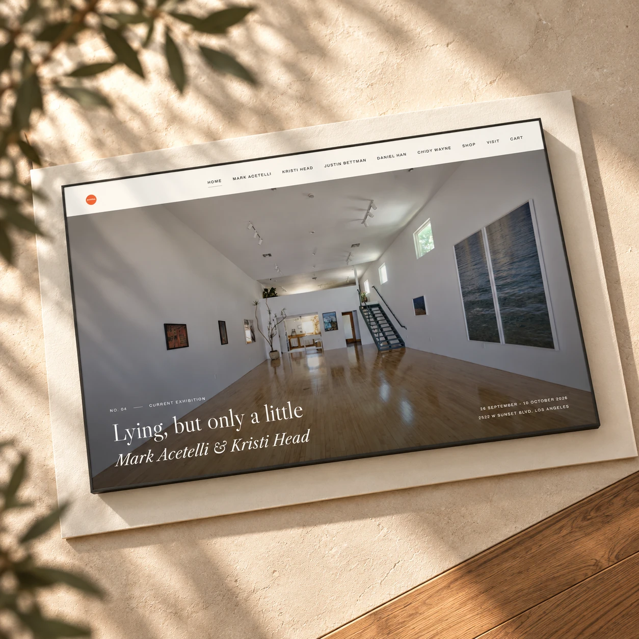 Interval Gallery — an example of content systems presentation
